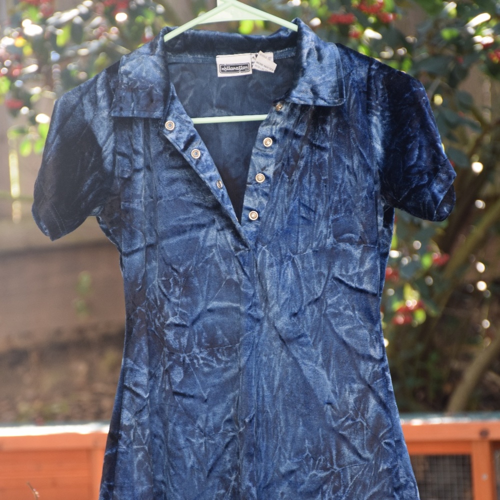 Retro Xhilaration Girls Crushed Velvet Dress